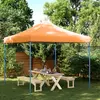 Image de vidaXL Tente de réception pliable escamotable orange 292x292x315 cm