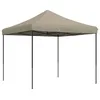 Image de vidaXL Tente de réception Pliable escamotable Taupe 292x292x315 cm, Tente, Tente à auvent, auvent de Gazebo, Tente Gazebo, Tente de Jardin