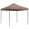 Image de vidaXL Tente de réception Pliable escamotable Marron 292x292x315 cm, Tente, Tente à auvent, auvent de Gazebo, Tente Gazebo, Tente de Jardin
