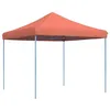 Image de vidaXL Tente réception Pliable escamotable Terre Cuite 292x292x315 cm, Tente, Tente à auvent, auvent de Gazebo, Tente Gazebo, Tente de Jardin