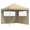 Image de vidaXL Tente de réception Pliable escamotable avec 2 parois latérales, Tente, Tente à auvent, auvent de Gazebo, Tente Gazebo, Tente de Jardin
