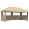 Image de vidaXL Tente de réception Pliable escamotable avec 3 parois latérales, Tente, Tente à auvent, auvent de Gazebo, Tente Gazebo, Tente de Jardin