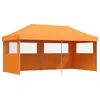 Image de vidaXL Tente de réception Pliable escamotable avec 3 parois latérales, Tente, Tente à auvent, auvent de Gazebo, Tente Gazebo, Tente de Jardin