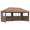 Image de vidaXL Tente de réception Pliable escamotable avec 3 parois latérales, Tente, Tente à auvent, auvent de Gazebo, Tente Gazebo, Tente de Jardin