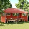 Image de vidaXL Tente de réception pliable escamotable avec 3 parois latérales