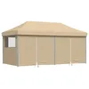 Image de vidaXL Tente de réception Pliable escamotable avec 4 parois latérales, Tente, Tente à auvent, auvent de Gazebo, Tente Gazebo, Tente de Jardin