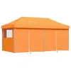 Image de vidaXL Tente de réception Pliable escamotable avec 4 parois latérales, Tente, Tente à auvent, auvent de Gazebo, Tente Gazebo, Tente de Jardin