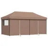 Image de vidaXL Tente de réception Pliable escamotable avec 4 parois latérales, Tente, Tente à auvent, auvent de Gazebo, Tente Gazebo, Tente de Jardin