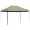 Image de Tente de réception pliable escamotable taupe 440x292x315 cm