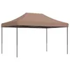 Image de Tente de réception pliable escamotable marron 440x292x315 cm