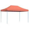 Image de vidaXL Tente réception Pliable escamotable Terre Cuite 440x292x315 cm, Tente, Tente à auvent, auvent de Gazebo, Tente Gazebo, Tente de Jardin