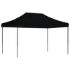 Image de Tente de réception pliable escamotable noir 440x292x315 cm
