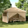 Image de vidaXL Tente de réception pliable escamotable avec 4 parois latérales