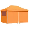 Image de vidaXL Tente de réception Pliable escamotable avec 4 parois latérales, Tente, Tente à auvent, auvent de Gazebo, Tente Gazebo, Tente de Jardin