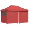 Image de vidaXL Tente de réception Pliable escamotable avec 4 parois latérales, Tente, Tente à auvent, auvent de Gazebo, Tente Gazebo, Tente de Jardin