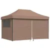 Image de vidaXL Tente de réception Pliable escamotable avec 4 parois latérales, Tente, Tente à auvent, auvent de Gazebo, Tente Gazebo, Tente de Jardin