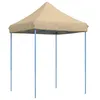 Image de vidaXL Tente de réception Pliable escamotable Beige 200x200x306 cm, Tente, Tente à auvent, auvent de Gazebo, Tente Gazebo, Tente de Jardin