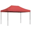 Image de Tente de réception pliable escamotable bordeaux 410x279x315 cm