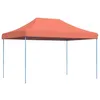 Image de Tente réception pliable escamotable terre cuite 410x279x315 cm