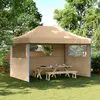 Image de vidaXL Tente de réception pliable escamotable avec 3 parois latérales