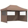 Image de vidaXL Tente de réception Pliable escamotable avec 3 parois latérales, Tente, Tente à auvent, auvent de Gazebo, Tente Gazebo, Tente de Jardin