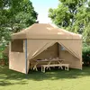 Image de vidaXL Tente de réception pliable escamotable avec 4 parois latérales