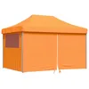 Image de vidaXL Tente de réception Pliable escamotable avec 4 parois latérales, Tente, Tente à auvent, auvent de Gazebo, Tente Gazebo, Tente de Jardin