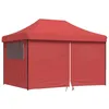 Image de vidaXL Tente de réception Pliable escamotable avec 4 parois latérales, Tente, Tente à auvent, auvent de Gazebo, Tente Gazebo, Tente de Jardin