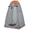 Image de vidaXL Tente d'intimité Gris et Orange escamotable imperméable, Tente, Tente de Jardin, abri extérieur, Tente de Camping, abri de Camping