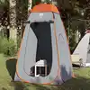 Image de vidaXL Tente d'intimité gris et orange escamotable imperméable