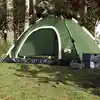 Image de vidaXL Tente de camping 5 personnes vert libération rapide