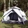 Image de vidaXL Tente de camping à dôme 3 personnes libération rapide