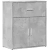 Image de Buffet gris béton 60x31x70 cm bois d ingénierie