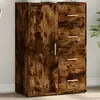 Image de vidaXL Buffet chêne fumé 60x31x84 cm bois d'ingénierie