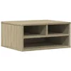 Image de vidaXL Support d'imprimante chêne sonoma 49x40x22,5 cm bois ingénierie, table d'imprimante, table d'imprimante d'ordinateur, support d'imprimante avec rangement