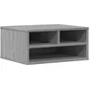Image de vidaXL Support d'imprimante sonoma gris 49x40x22,5cm bois d'ingénierie, table d'imprimante, table d'imprimante d'ordinateur, support d'imprimante avec rangement