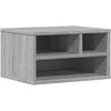 Image de vidaXL Support d'imprimante sonoma gris 40x32x22,5cm bois d'ingénierie, table d'imprimante, table d'imprimante d'ordinateur, support d'imprimante avec rangement