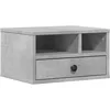 Image de Support d imprimante gris béton 40x32x22,5 cm bois d ingénierie