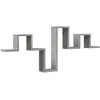 Image de vidaXL Étagère Murale Gris béton 104,5x10x43 cm Bois d'ingénierie, étagère de Rangement, étagère Suspendue, étagère d'affichage, étagère Flottante