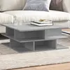 Image de vidaXL Table basse gris béton 70x70x29 cm bois d'ingénierie