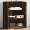 Image de vidaXL Garde-robe chêne fumé 77x48x102 cm bois d'ingénierie