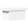 Image de vidaXL Table Basse Blanc 80x55x40 cm Bois d'ingénierie, Table latérale, Table de Salon, Table d'accent, Bout de canapé, Table Centrale, Table à thé