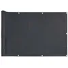 Image de vidaXL Écran d'intimité de Balcon Anthracite 300x90 cm PVC, Rouleau de clôture, Bande de clôture, écran de clôture d'intimité, écran de clôture