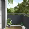 Image de vidaXL Écran d'intimité de balcon anthracite 300x90 cm PVC