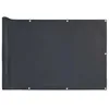 Image de vidaXL Écran d'intimité de Balcon Anthracite 500x90 cm PVC, Rouleau de clôture, Bande de clôture, écran de clôture d'intimité, écran de clôture
