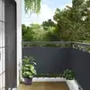 Image de vidaXL Écran d'intimité de balcon anthracite 500x90 cm PVC