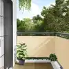 Image de vidaXL Écran d'intimité de balcon crème 600x90 cm PVC