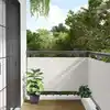 Image de vidaXL Écran d'intimité de balcon blanc 600x120 cm PVC