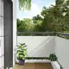 Image de vidaXL Écran d'intimité de balcon blanc 700x120 cm PVC