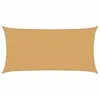 Image de Voile d ombrage 160 g m² rectangulaire sable 4x7 m PEHD